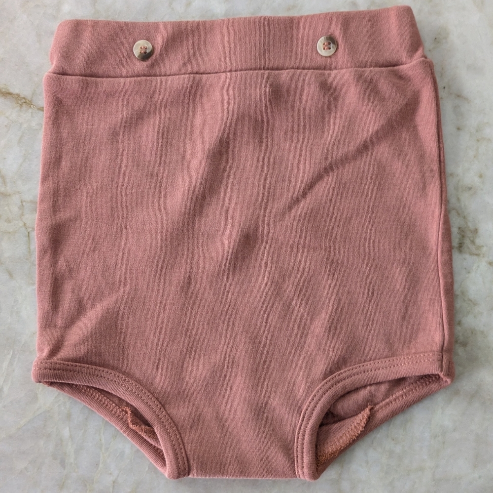 Kate Quinn Dusty Pink Bamboo Diaper Cover ~ Sz 12/18